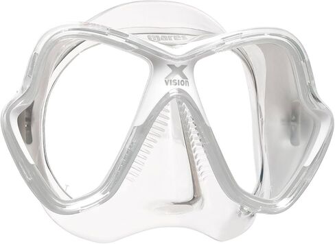 Mares Unisex Adult X-Vision Hydrodynamic Panoramic View Underwater Diving Mask in Kuwait