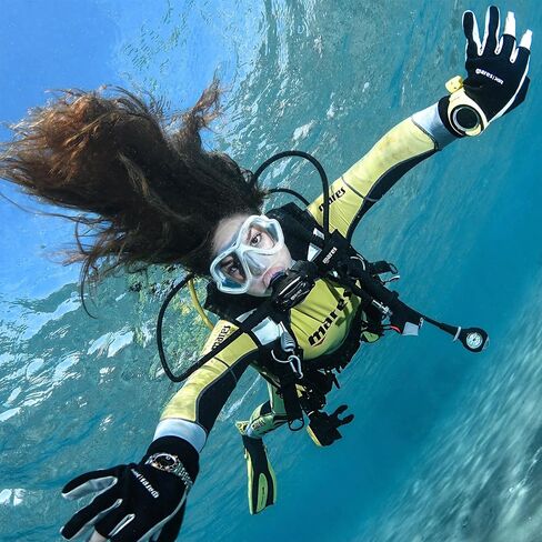 Mares Unisex Adult X-Vision Hydrodynamic Panoramic View Underwater Diving Mask in Kuwait