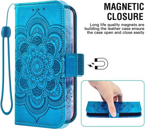 Asuwish Compatible with Moto One 5G/One5G UW/Moto G G5 Plus Wallet Case and Tempered Glass Screen Protector Leather Flip Card Holder Cell Phone Cover for Motorola One Lite XT2075-1 Women Men Purple in Saudi Arabia