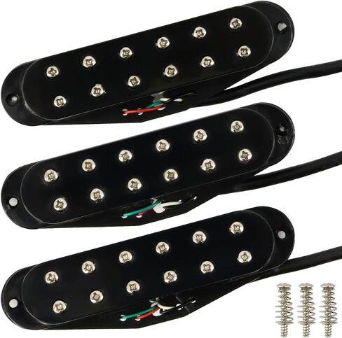 Single Coil Pickup High Output Strat Pickups Guitar Neck/Middle/Bridge Pickups for Stratocaster Electric Guitar Replacement Part Cream in Kuwait