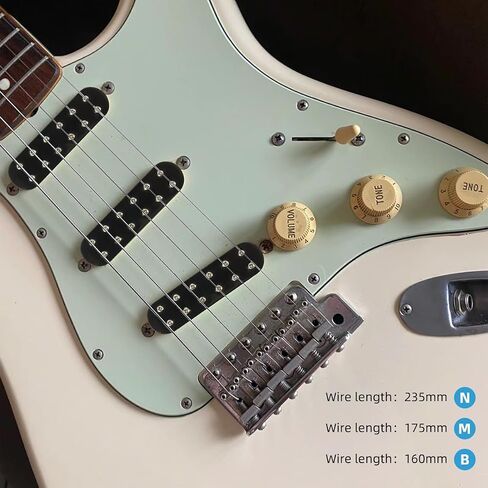 Single Coil Pickup High Output Strat Pickups Guitar Neck/Middle/Bridge Pickups for Stratocaster Electric Guitar Replacement Part Cream in Kuwait