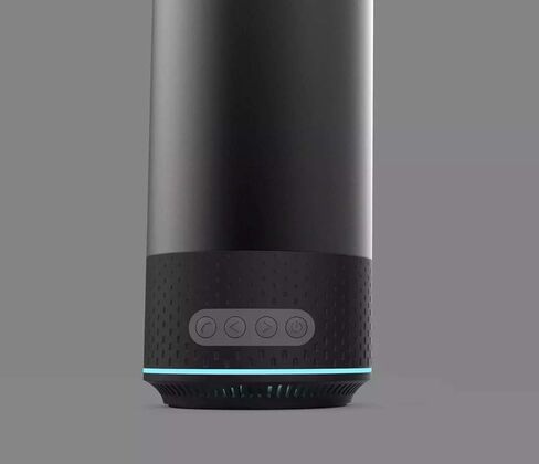 Vacuum Insulated Premium Water Bottle with Rechargeable Bluetooth Speaker and Xtreme Mini Bluetooth Remote. Remote Doubles as Gaming Joystick/Mouse for Smartphone Apps. (Navy) in Kuwait