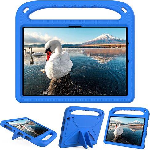 JGY Kindle Fire HD 10 2021 11th Gen Kids Case with Handle Stand Fire HD 10 Plus 2023 13th Generation 10.1 inch EVA Kid-Proof Rugged Shockproof Full Cover Kid Tablet Case for Boy Girl Kids (Blue) in Kuwait