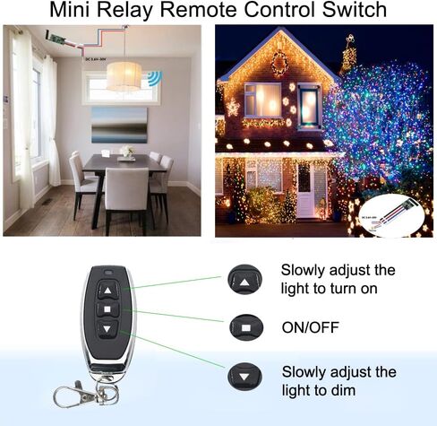 التبديل عن بُعد إلى الأمام العكسي ، DC 5V/12V/24V 10A ترحيل للستائر الكهربائية ، المحرك الخطي مع مسافة 3000 قدم ، مفتاح التحكم عن بُعد اللاسلكي لمحاليل لولاي وينش in Kuwait