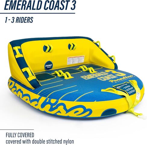 Paradise Water Sports - Emerald Coast Towable Tube لركاب القوارب - 1-2 و1-3 راكبون in Saudi Arabia