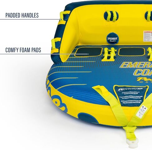 Paradise Water Sports - Emerald Coast Towable Tube لركاب القوارب - 1-2 و1-3 راكبون in Saudi Arabia