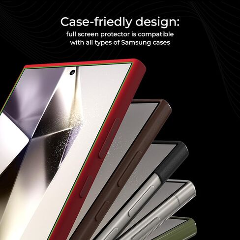 Deppa [2 Pack Privacy Screen Protector for Samsung Galaxy S24+ Plus (6.7') Tempered Glass | Fingerprint Unlock | Full Coverage | Case Compatible | with Bubble Free Easy Install Kit [Video Guide] in Saudi Arabia