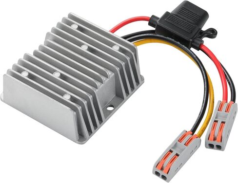DC/DC Buck Power Supply 30-90V to 24V, 24V20A Fused Voltage Converter 480W MAX Power Transformer Waterproof Step Down Module for Automotive, LED Lights, Boat Dock, Instruments. in Saudi Arabia