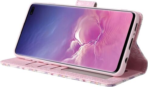 علبة الهاتف ASUWISH لـ Samsung Galaxy S10 Plus Wallet Pres Cell Flip with with Glass Glass Screen Protector Slot Slot Slot STAND S10+ S10PLUS 10S EDGE S 10 10PLUS GRAY in Saudi Arabia