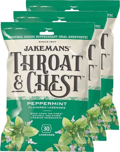 Jakemans Cherry Throat & Chest Lozenges Cough Drops (4 Pack) in Saudi Arabia
