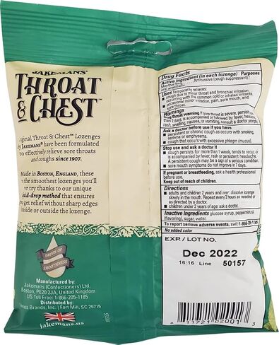 Jakemans Cherry Throat & Chest Lozenges Cough Drops (4 Pack) in Saudi Arabia