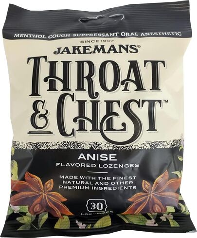 Jakemans Cherry Throat & Chest Lozenges Cough Drops (4 Pack) in Saudi Arabia