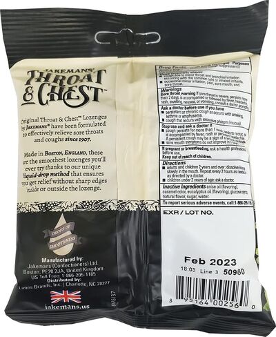 Jakemans Cherry Throat & Chest Lozenges Cough Drops (4 Pack) in Saudi Arabia