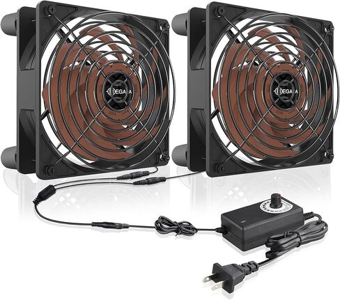 120mm Cooling Fan with AC Plug,High Speed 2500 RPM Low Noise,Cooling for Receiver,Raspberry, PlayStation, Game Consoles, Fiber Modem, Internet Gateway,Cabinet(Light Gray,1PCS) in Kuwait