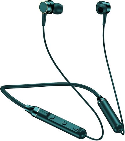 Bluetooth Headphones, 5.1 Cordless Sports Earbuds, Stereo in Ear Earphones, Noise Cancelling Headsets for Gym Running Workout (Green) in Saudi Arabia