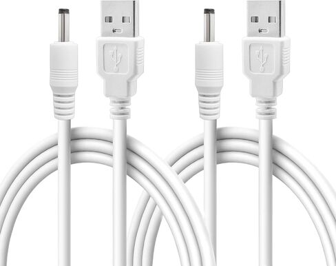 هاتش راحة الصوت آلة الطاقة سلك 2 عبوة 5V 1A كابلات شحن البديل ، طول 4.9 قدم ، USB إلى DC كابل طاقة هاتش ، راحة هاتش ، هاتش ميني ، راحة هاتش ، آلات الصوت المحمولة in Kuwait