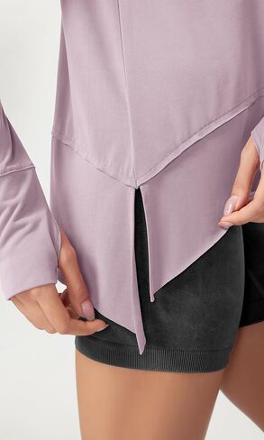 ODODOS Women's Modal Soft Long Sleeve Tee with Thumb Hole Athletic Gym Workout Tops Yoga Shirts in Saudi Arabia