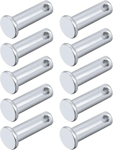 دبابيس METALLIXITY Clevis (5 مم × 20 مم) 20 قطعة، دبوس تثبيت من الفولاذ الكربوني برأس مسطح بفتحة واحدة - للأجهزة المعدنية، وتركيب الأثاث، والصناعية، DIY in Kuwait