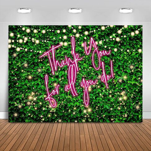 شكرًا لك على كل ما تفعله في خلفية 7x5ft الأوراق الخضراء بفضل موظف الموظفين المعلم الطبيب التقاعد الخلفية الممرضات أستاذ اليوم نقدر لك حقًا الدعائم in Kuwait