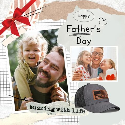 Girl Father Daddy Gifts Dad Hats for Men, Adjustable Dad Trucker Hat, Fathers Day Birthday Gifts from Daughter in Kuwait