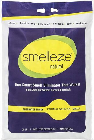 Smelleze Natural Formaldehyde Spill Remover & Odor Eliminator حبيبات: زجاجة 2 رطل. يرش على مصدر الانسكاب/الرائحة in Kuwait