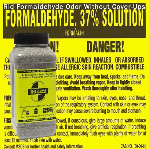 Smelleze Natural Formaldehyde Spill Remover & Odor Eliminator حبيبات: زجاجة 2 رطل. يرش على مصدر الانسكاب/الرائحة in Kuwait