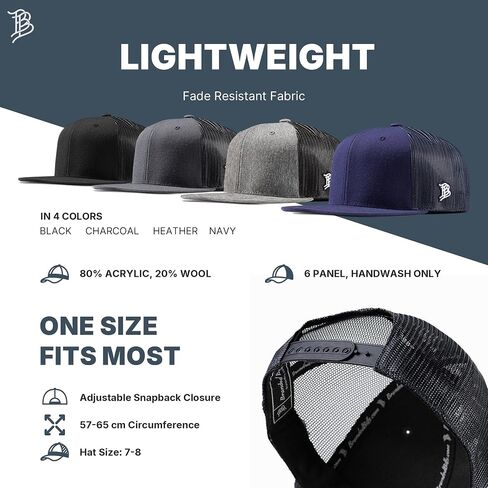 الفواتير ذات العلامات التجارية المجتهدة PVC Flucter ، Snapback Closure ، خفيفة الوزن ، قبعة البيسبول مريحة in Kuwait