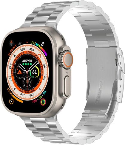 Wolait Ultra 2 Watch Band Compatible Apple Watch Ultra Band 49mm & Series 10 46 مم ، عصابات التيتانيوم Iwatch الأصلية مع مشبك زر للرجال in Kuwait