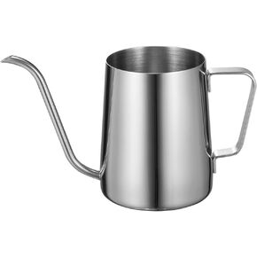Pour Over Kettle Gooseneck Long Narrow Drip Spout Coffee Tea Pot (12 Oz) - Black, 350ML