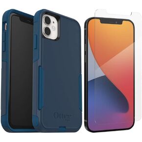 OtterBox iPhone 11 (Only) - Commuter Series Case - Ballet Way (Pink Salt/Blush) - with Screen Protector - Slim & Tough - Pocket-Friendly - with Port Protection - Non-Retail Packaging