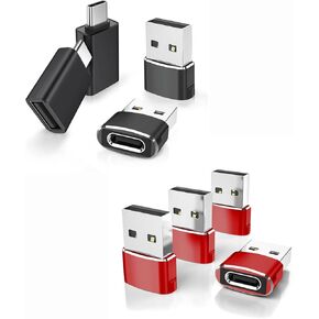 6Pack USB C Female to A Male Adapter and 2Pack USB C OTG Converter Compatible with iPhone 15 14 13 12 11 Mini Pro Max,iPad 8 Air 4 5 Mini 6,Samsung Galaxy S23 S22 S21 Note 20 Plus Ultra,Tab S8 S7
