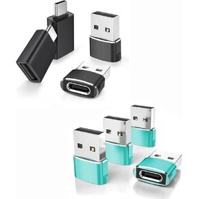 6Pack USB C Female to A Male Adapter and 2Pack USB C OTG Converter Compatible with iPhone 15 14 13 12 11 Mini Pro Max,iPad 8 Air 4 5 Mini 6,Samsung Galaxy S23 S22 S21 Note 20 Plus Ultra,Tab S8 S7