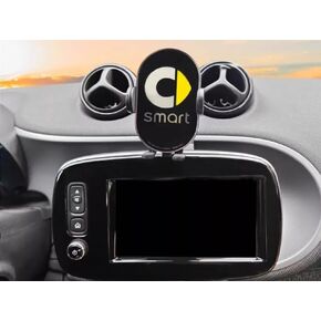 Interior Accessories - Phone Holder Stand Top Infotainment Mount Compatible with Smart Fortwo 453 Gen.3