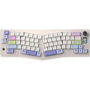 Hyekit PBT Keycaps - Cherry Profile Custom Keycaps, 144 Keys, Dye-Sublimation, Orchid Plant Theme Keyboard Keycap Set for Mechanical Keyboard, Keycaps for 60 Percent (Orchid)