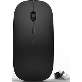 الماوس jiggler ، Bluetooth 5.2/3.0 و 2.4 جيجا هرتز Type-C ، الماوس اللاسلكي اللاسلكي القابل لإعادة الشحن لـ iPad/MacBook Air/Macbook Pro/Laptop/PC/Mac/iPad Pro/Computer