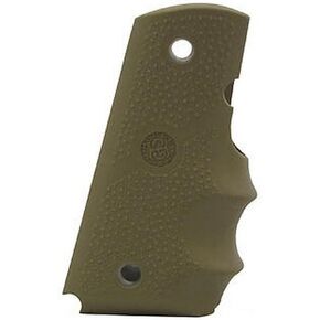 Hogue Officers Model Rubber Grip with Finger Grooves FDE