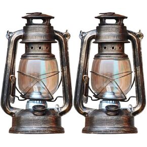 Vintage Large Oil Lamp Hanging Glass Kerosene Lamp Lantern Classic Retro Oil Lamps for Indoor Use Decorative Oil Hurricane Lantern for Outdoor Camping Emergency Lighting