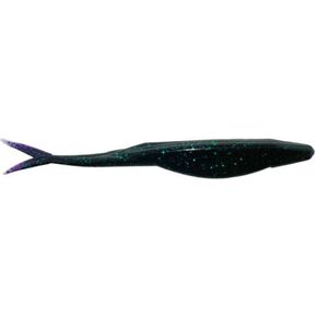 Zoom Mag Super Fluke Baitfish Imitator, 5 Pack, 7in, Junebug, 112005X