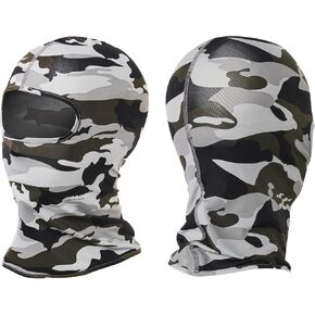 Sun Protection UPF50+ Ice Silk Fabric Cooling Balaclava Face Mask Ultrathin Smooth Soft