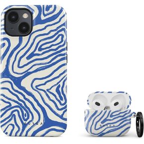 BURGA Case Compatible with Airpods 3 and Phone Case Compatible with iPhone 13 - Scratch-Resistant Shockproof Cover - Bundle