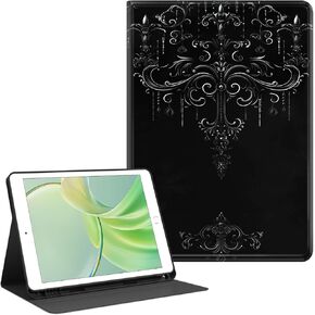 Case for iPad 9th/8th/7th Generation - iPad 10.2 inch 2021/2020/2019 with Pencil Holder-[Auto Wake/Sleep] Slim Shockproof Protective Case with Soft TPU Back Cover,Lattice