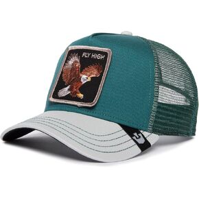 Goorin Bros. Trucker Hat for Men and Women, Emerald (The Fly High Bird), One Size