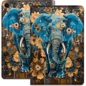 Case for Samsung Galaxy Tab A9+/A9 Plus 5G 11 Inch (SM-X210/X216/X218), Adjustable Folding Stand and Automatic Wake/Sleep, Shock-Proof Protection Smart Cover, Owl and Sunflower