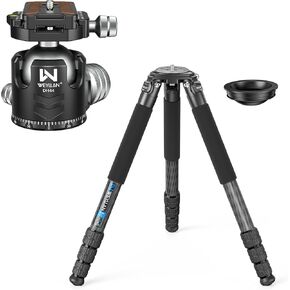 NX8 Carbon Fiber Camera Bowl Tripod 36mm Leg+44mm Low Profile Tripod Ball Head