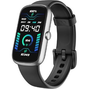 Fitness Tracker Watch with Heart Rate Blood Oxygen Sleep Monitor, IP68 Waterproof Smart Watches, Step Calorie Counter Activity Trackers and Smartwatches for Women Men