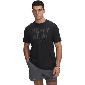 Under Armour Men's Project Rock Metal Short Sleeve T Shirt