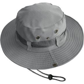 Fishing Hats for Men Women Outdoor UV Protection Wide Brim Boonie Safari Hat Sun Bucket Hat