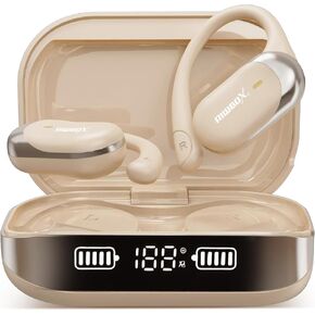 AI Translation Earbuds,Open Ear earbuds Wireless Headphones,134 Languages Online Translation,no Subscription Required,60H Standby,Bluetooth 5.4,Suitable for Android and iOS for Business/Travel/Studies