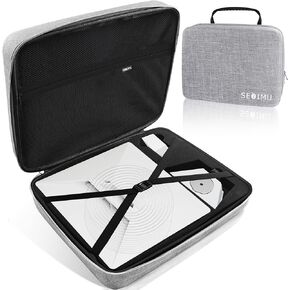 علبة ميني Starlink Mini القوية ، مقاومة للماء ، مقاومة للماء 18L حالة سفر كبيرة متوافقة مع طبق Mini Starlink ، محول الأنابيب ، الجبل ، الكابلات ، مزود الطاقة ، مثالي للسفر RV والاستخدام في الهواء الطلق