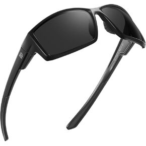 DUCO Polarized Sports Sunglasses for Men Women UV400 Protection Lightweight Frame for Fishing Driving Running F103 in Kuwait